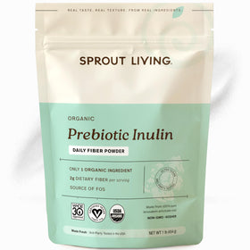 Poudre d'inuline bio Sprout Living 481g vue de face