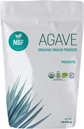 Poudre d'inuline d'agave bio NBF NATURA 472g vue avant