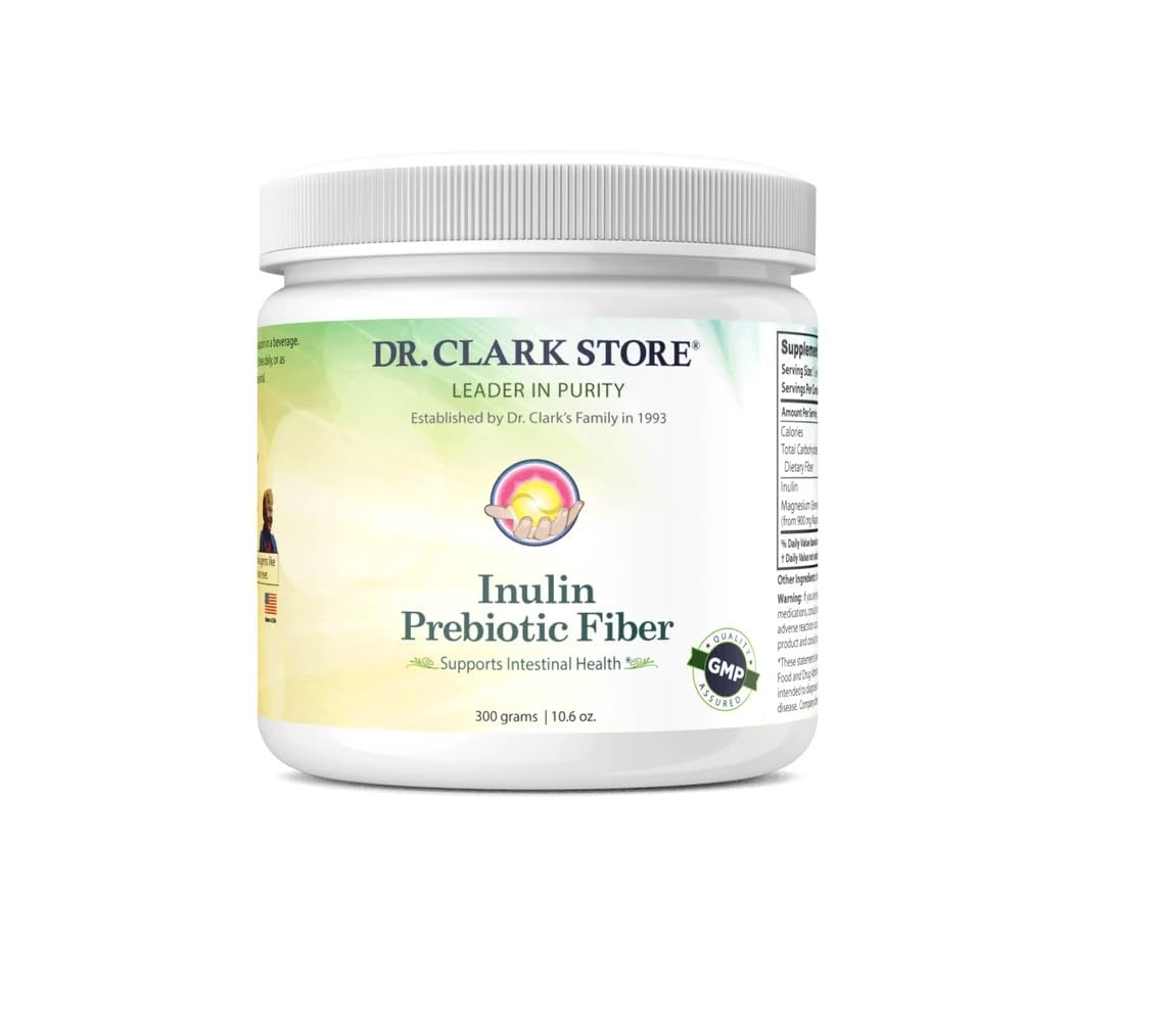Poudre d'inuline Dr Clark Store 300g vue de face