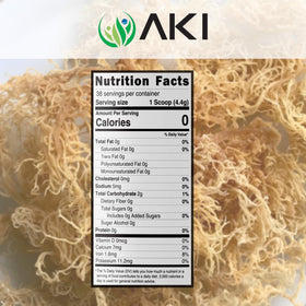 Poudre d'Irish Sea Moss AKI ORGANIC dans un bol