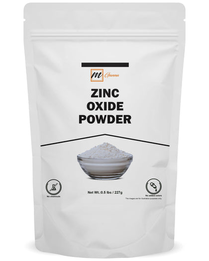 Poudre d'oxyde de zinc mGanna 240g vue de face