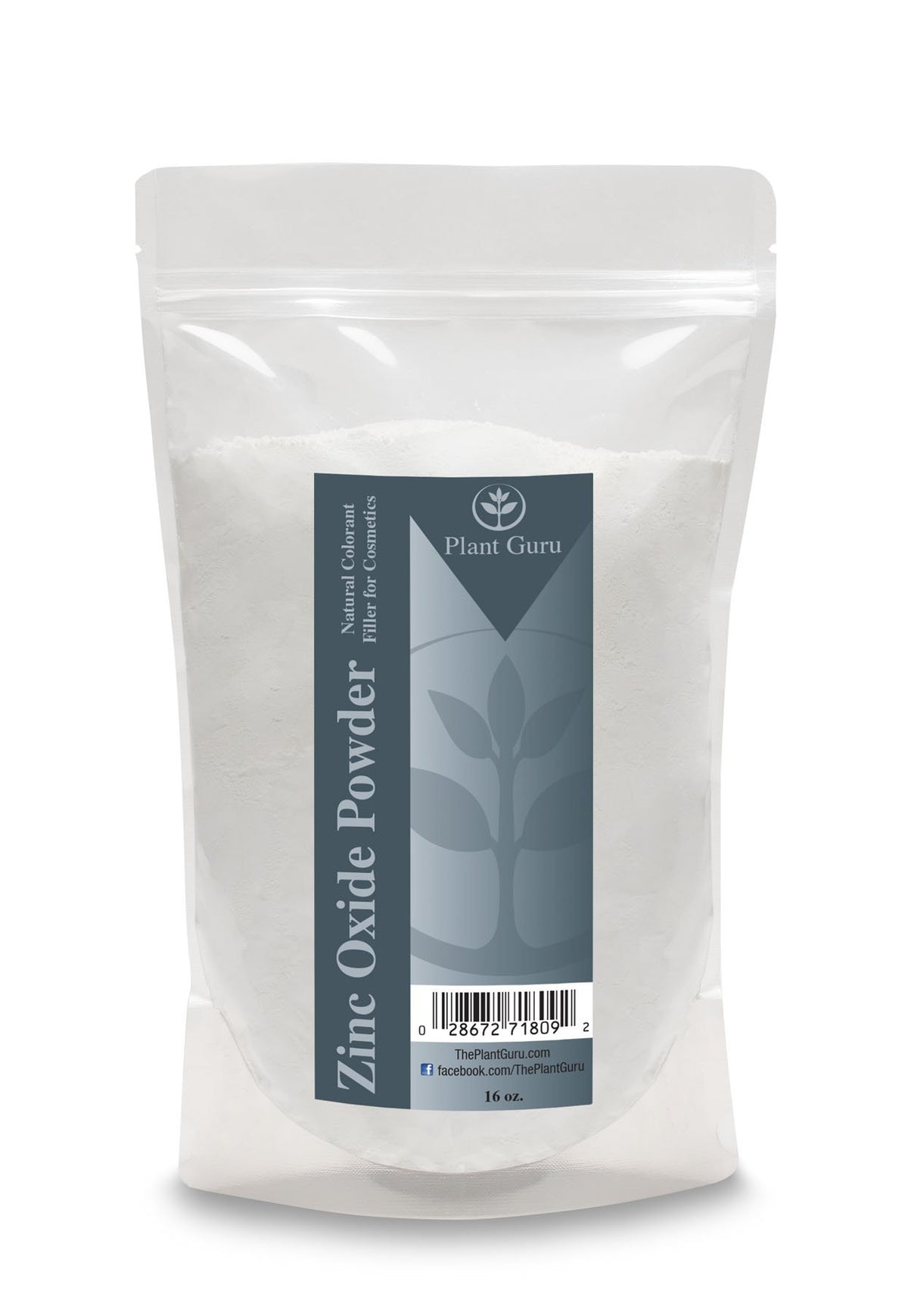 Poudre d'Oxyde de Zinc Plant Guru 472g en sachet scellé