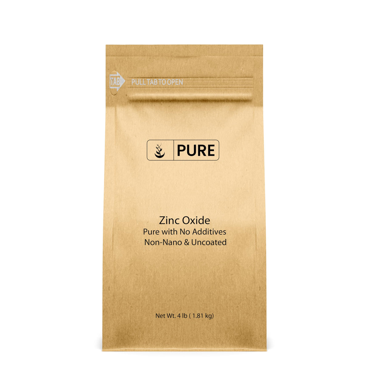 Poudre d'Oxyde de Zinc PURE ORIGINAL INGREDIENTS 1851g vue de face