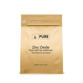Poudre d'oxyde de zinc PURE ORIGINAL INGREDIENTS 4 Oz vue de face