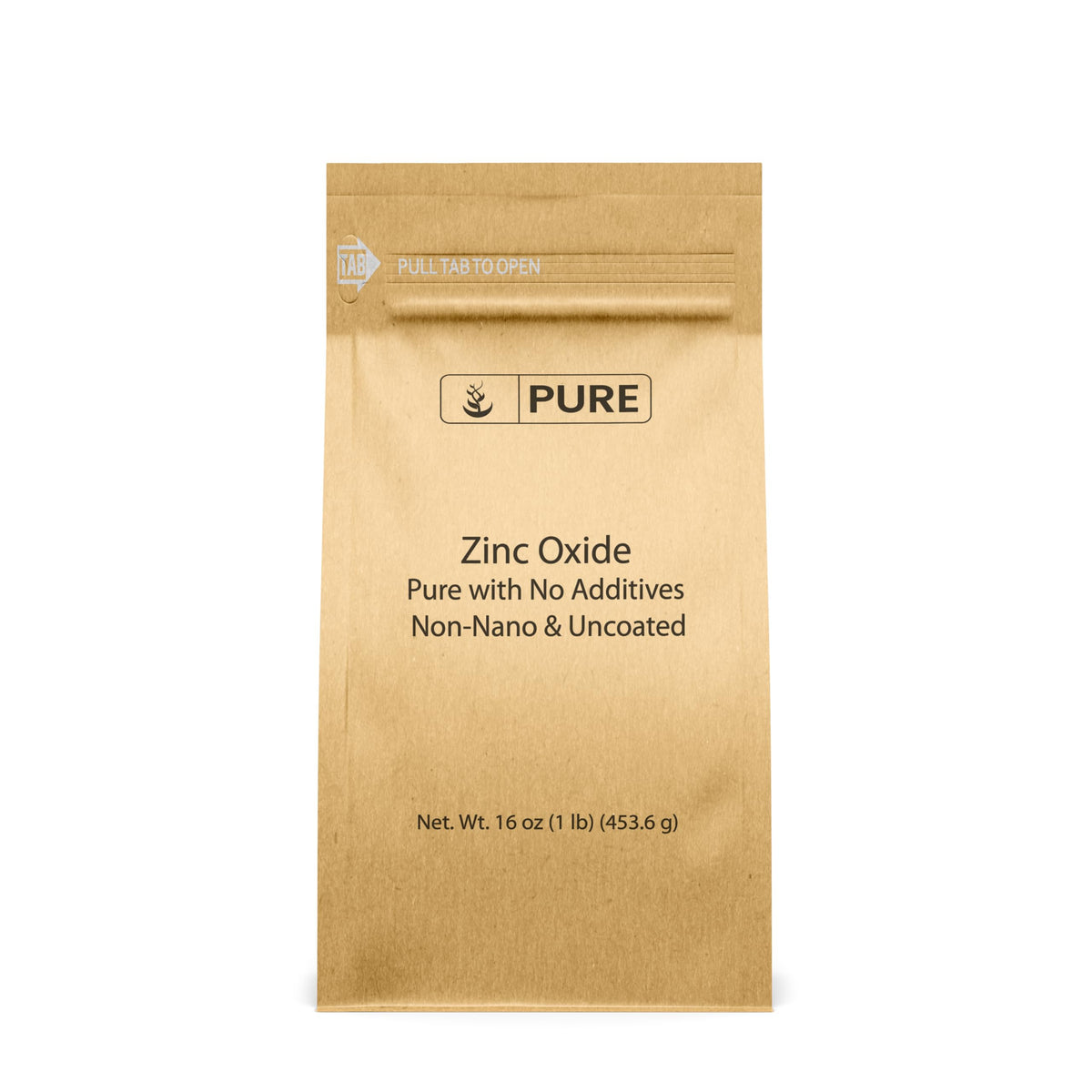 Poudre d'Oxyde de Zinc PURE ORIGINAL INGREDIENTS 470g vue de face