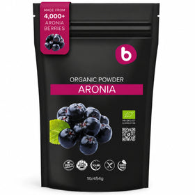 Poudre de baies d'aronia 472g vue avant avec emballage