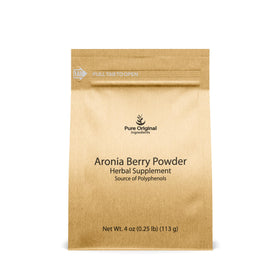Poudre de Baies d'Aronia PURE ORIGINAL INGREDIENTS 113g vue avant