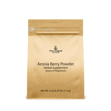 Poudre de Baies d'Aronia PURE ORIGINAL INGREDIENTS 113g vue avant