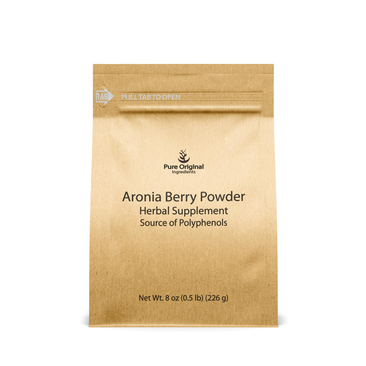 Poudre de Baies d'Aronia PURE ORIGINAL INGREDIENTS 244g vue de face