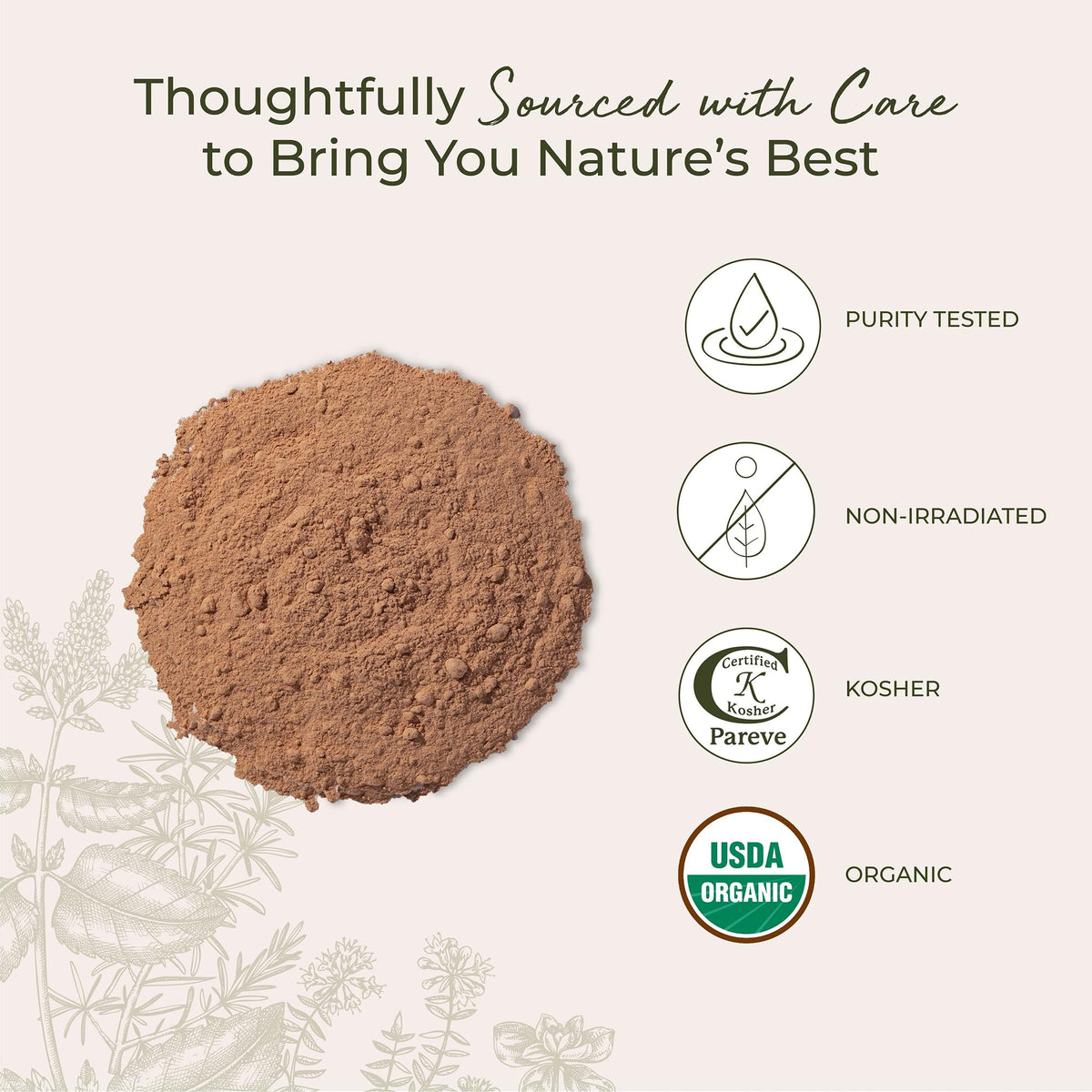 Poudre de baies d'aubépine ajoutée à un smoothie