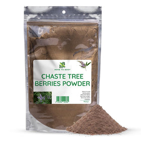 Poudre de baies de Vitex Agnus-Castus Herb To Body, sachet avant