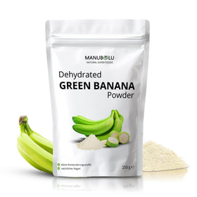 Poudre de Banane Verte Manubolu 510g vue de face