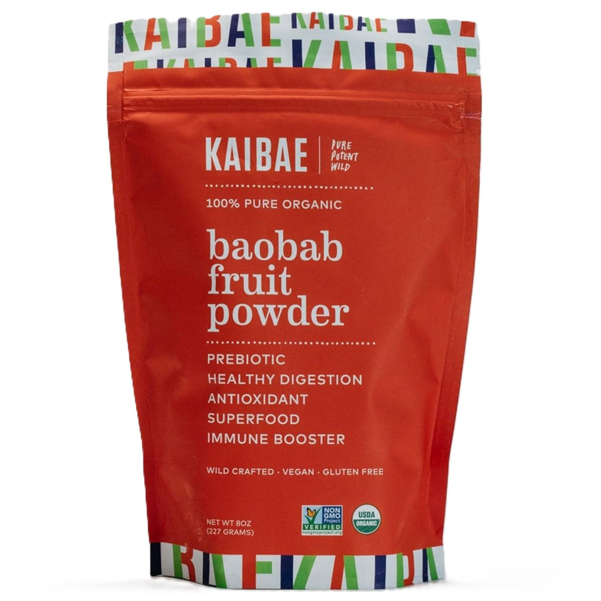 Poudre de baobab bio KAIBAE 231g vue de face