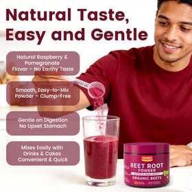 Poudre de betterave bio NUISM en utilisation sportive