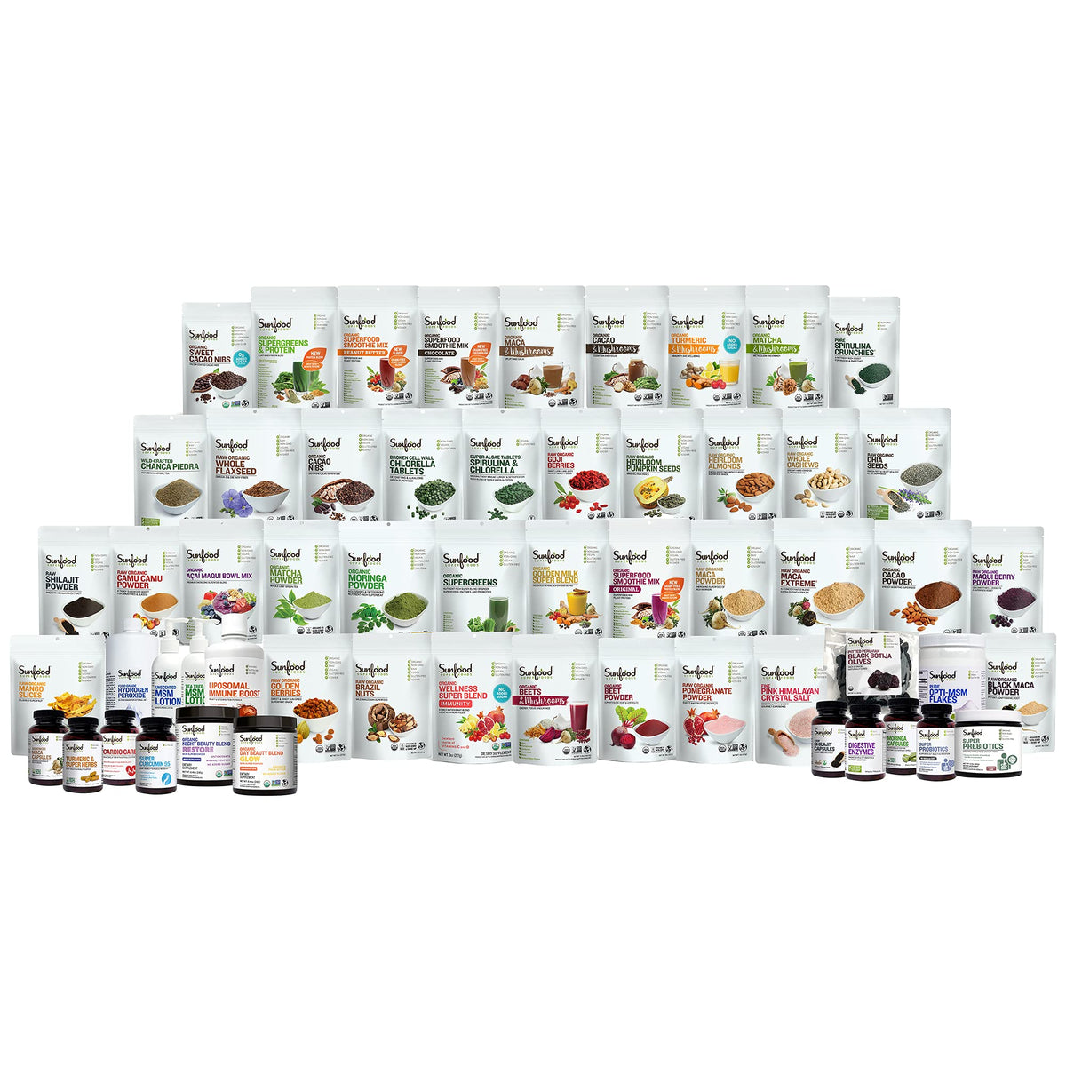 Poudre de Betterave Bio Sunfood Superfoods vue de côté