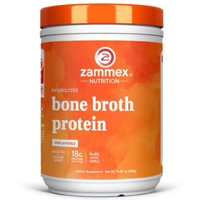 Poudre de bouillon de os de bœuf Zammex 390g vue de face