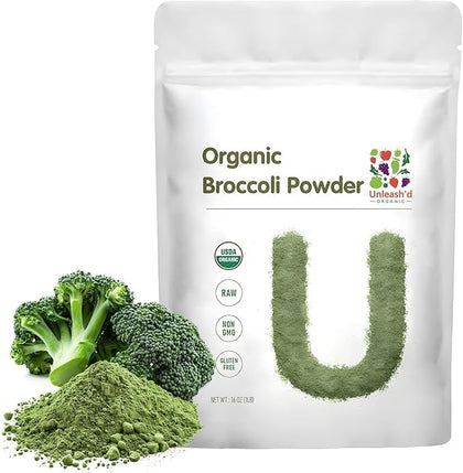 Poudre de brocoli bio 'D ORGANIC 472g vue avant