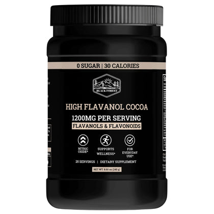 Poudre de cacao Black Forest 1200mg vue de face