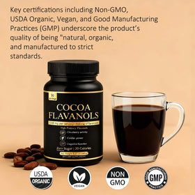Poudre de cacao ZYGCDZ sur une table en bois