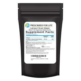 Poudre de calcium citrate malate Prescribed For Life vue avant