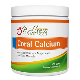 Poudre de calcium corail Wellness Resources 500mg vue de face
