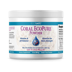 Poudre de Calcium Corallien Coral White 490g vue de face