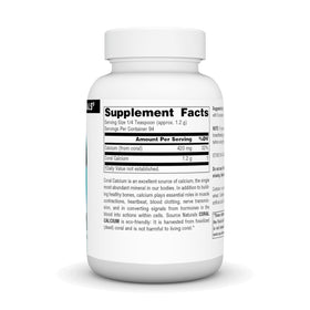 Poudre de calcium de corail Source Naturals 141g avec cuillère doseuse