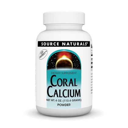 Poudre de calcium de corail Source Naturals 141g vue de face