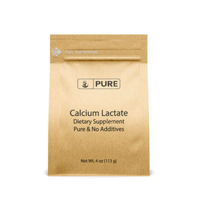 Poudre de Calcium Lactate PURE ORIGINAL INGREDIENTS 118g vue avant