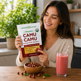 Poudre de Camu Camu Bio 240g dans un bol