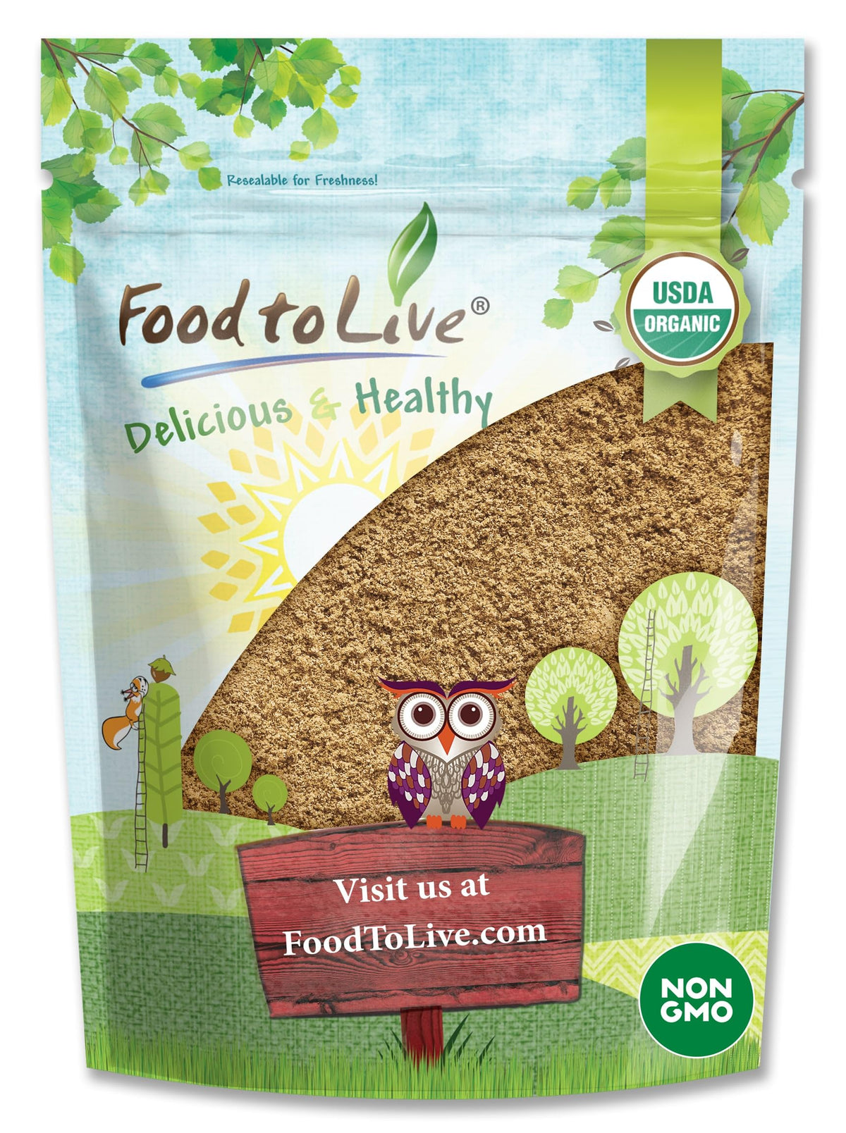 Poudre de Camu Camu Bio Food to Live 120g vue de face