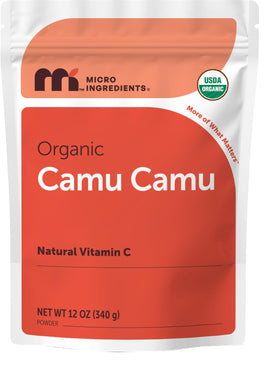Poudre de camu camu bio Micro Ingredients 355g vue de face