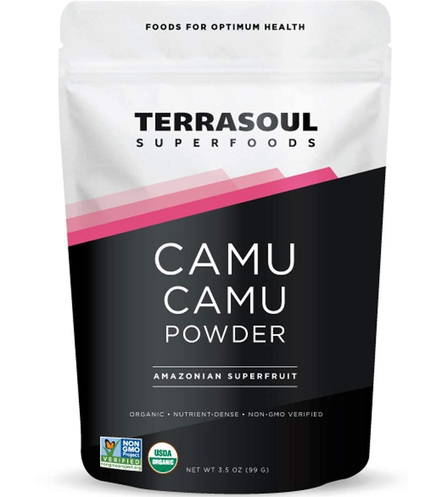 Poudre de Camu Camu Bio Terrasoul Superfoods, emballage avant