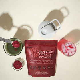 Poudre de canneberge Xalya 10:1 avec fruits frais