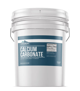 Poudre de carbonate de calcium Earthborn Elements seau de 5 gallons vue de face