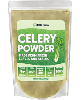 Poudre de céleri XPRS Nutra 454g vue de face