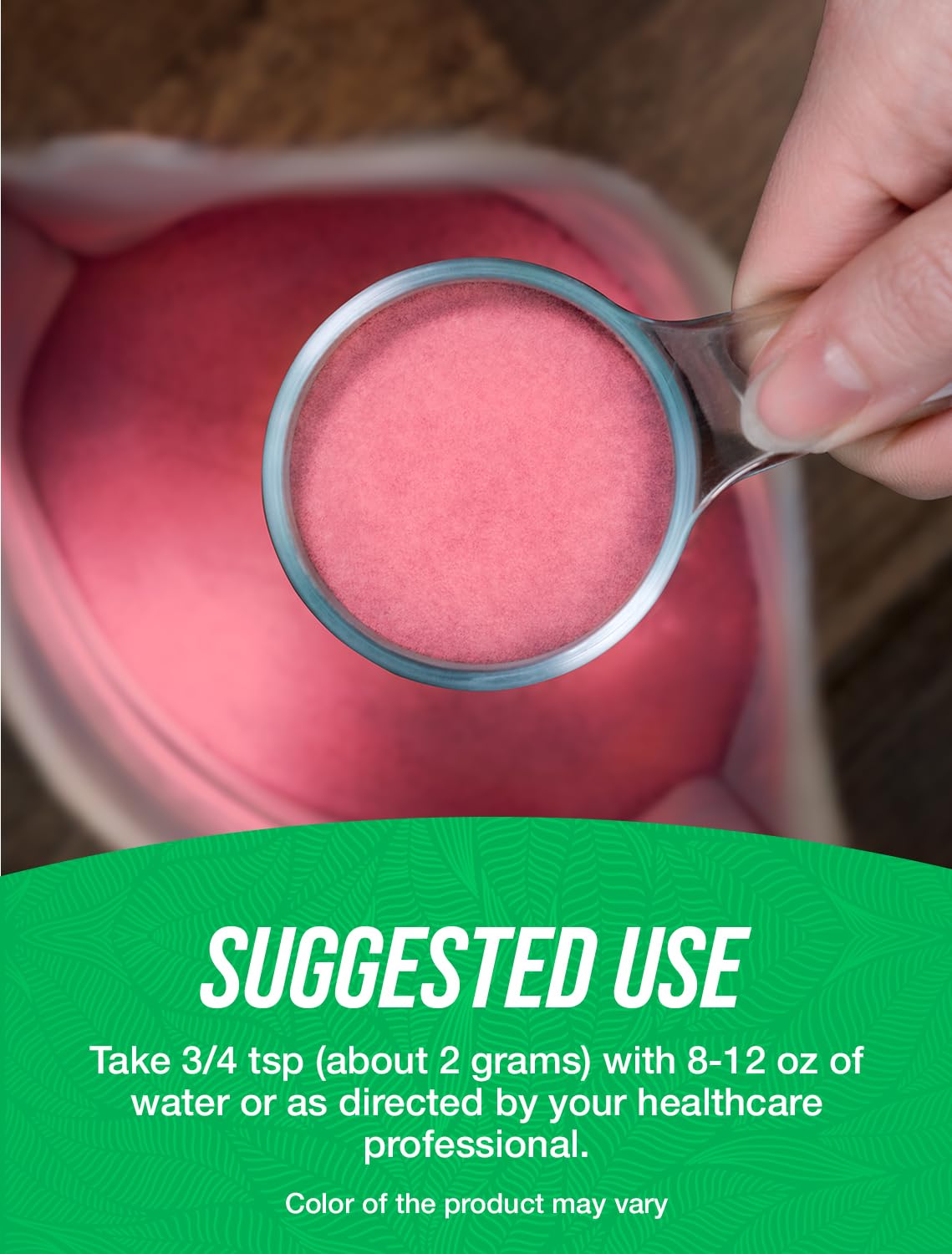Poudre de cerise acidulée utilisée dans un smoothie