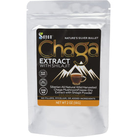 Poudre de Chaga et Shilajit Sayan 59g vue de face