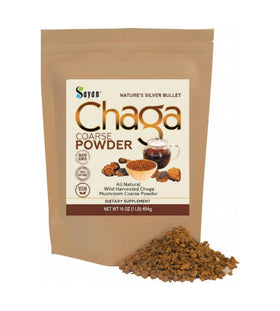 Poudre de Chaga Sayan 454g vue de face dans son emballage