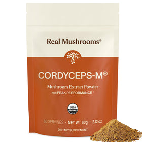 Poudre de champignon Cordyceps Bio Real Mushrooms 70g, vue de l'avant