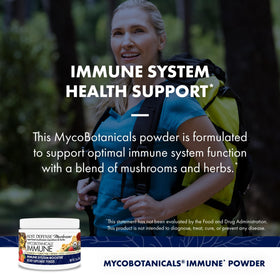 Poudre de champignon Host Defense MycoBotanicals avec des ingrédients naturels