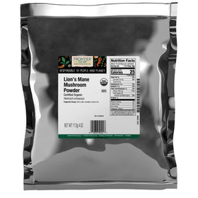 Poudre de Champignon Lion's Mane Bio de Frontier Co-op, sachet de 122g