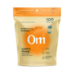 Poudre de Champignon Lion’s Mane OM 200g vue avant