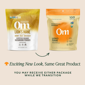 Poudre de Champignon Lion’s Mane OM et smoothie