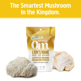 Poudre de champignon Lion's Mane versée dans un bol