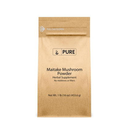 Poudre de Champignon Maitake PURE ORIGINAL INGREDIENTS 476g vue de face