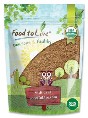 Poudre de champignon Turkey Tail Bio Food to Live vue de face