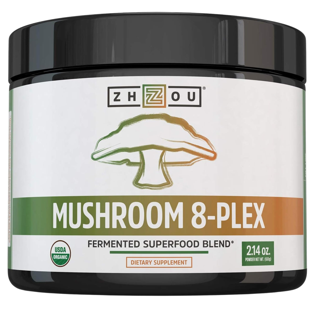 Poudre de champignon ZHOU 8-Plex 91g vue avant