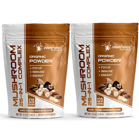 Poudre de champignons bio WELLNESS LABSRX 2000mg vue avant