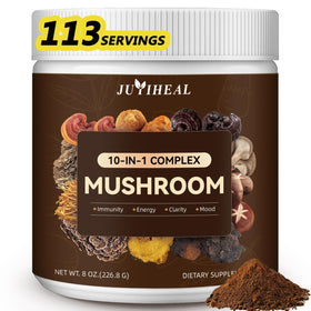 Poudre de champignons JUYIHEAL 10-en-1, vue de face